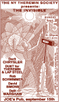 The NY Theremin Society presents: "THE INVISIBLE" Sunday September 15th 9:30PM @ Joe's Pub NYC