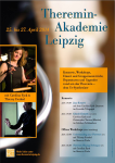 Theremin Spring Academy Leipzig with Carolina Eyck and Thierry Frenkel