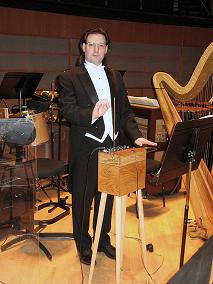 David Marko performs with the Edmonton Symphony Orchestra.  Photo by Mr. Sam Chan