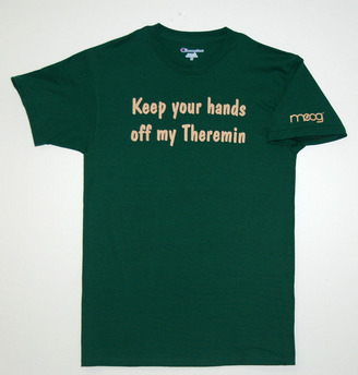 tee shirt keep your hads off my theremin