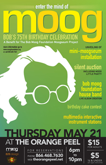 2009 Moog Fund raiser Poster