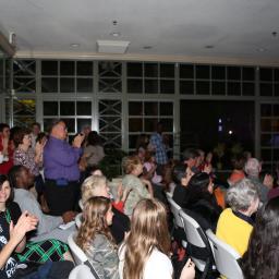 Audience at Biedenharn theremin concert