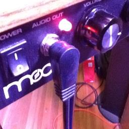 Mr Mute dual mode LED in mute condition.