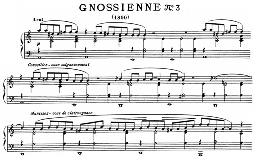 Satie Gnossienne #3 - Opening
