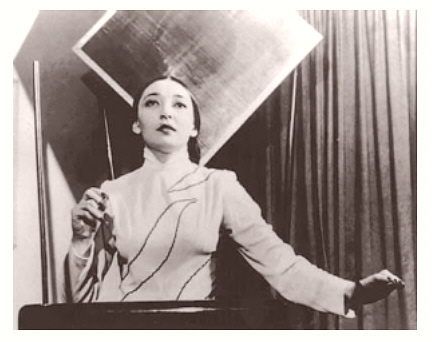 Clara Rockmore In White